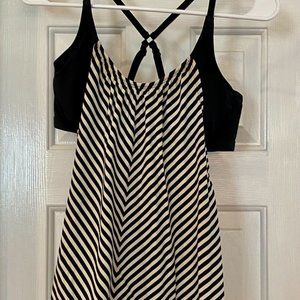 Athleta Tankini Top w/ Built in Bra